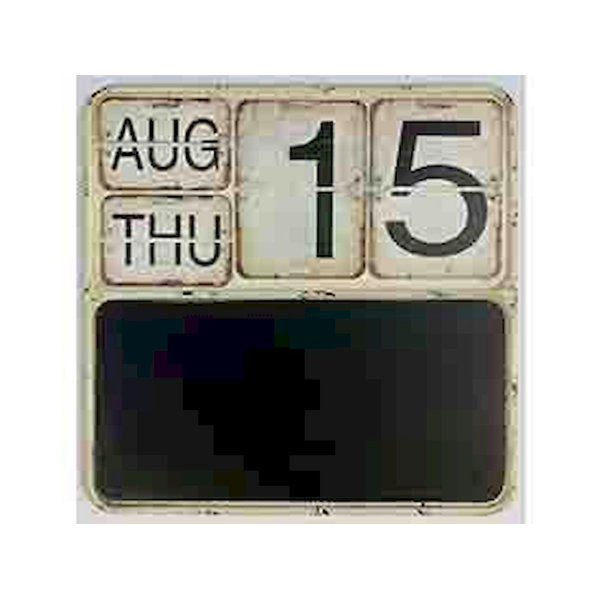 Gracie Oaks Perpetual Vintage Metal Chalkboard Wayfair